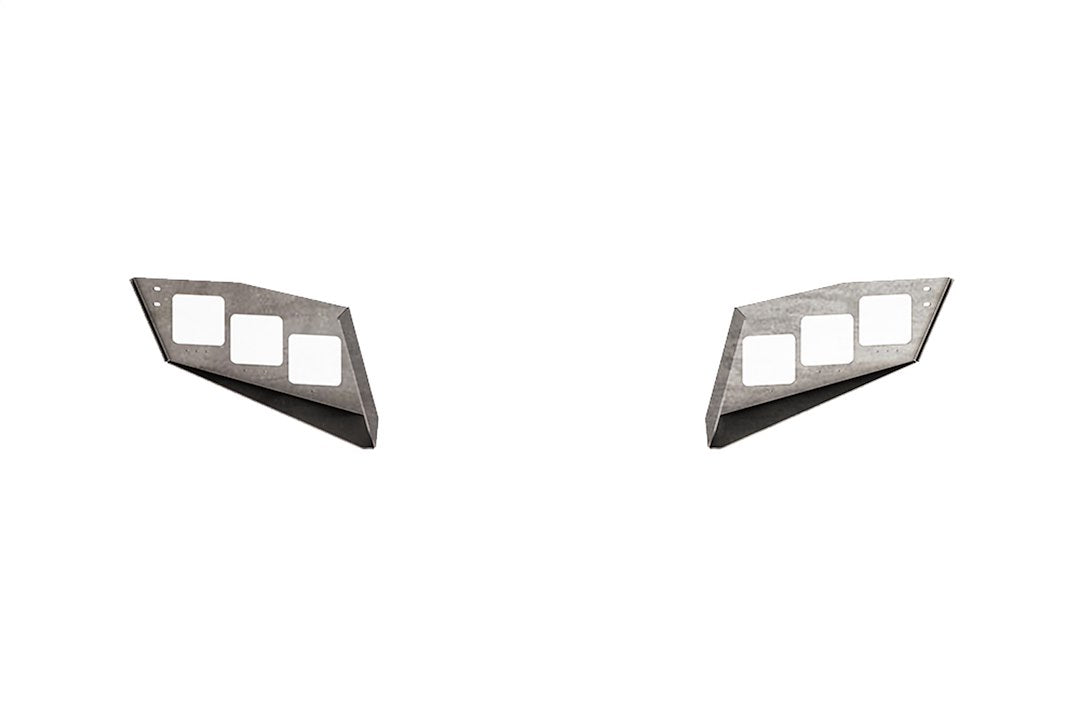 Road Armor - Identity Front Light Pod Triple Cube (Wide Width) - Raw (4Dfp3)