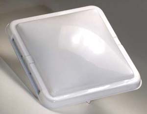 Ventline/Dex Bv0554-01 Vent Cover 14 X 14 For Old Style Round Dome Rv Roof Vents - White, Standard