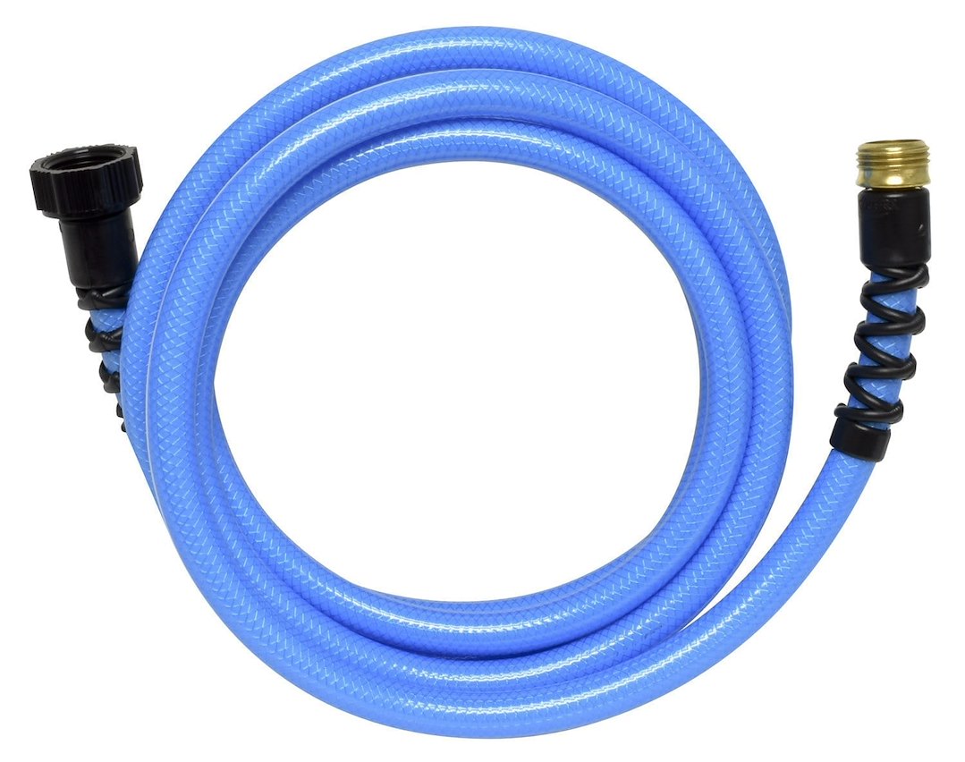 Valterra W01-8120 Aquafresh High Pressure Drinking Water Hose With Hose Savers - 1/2 X 10', Blue
