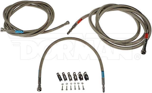 Dorman 819-874 Front Flexible Stainless Steel Braided Fuel Line Compatible With Select Chevrolet/Gmc Models (Oe Fix)