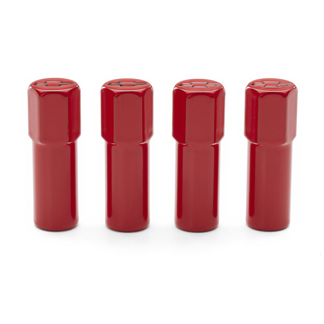 Proform Mini Valve Cover Nuts Red Bowtie Emblem