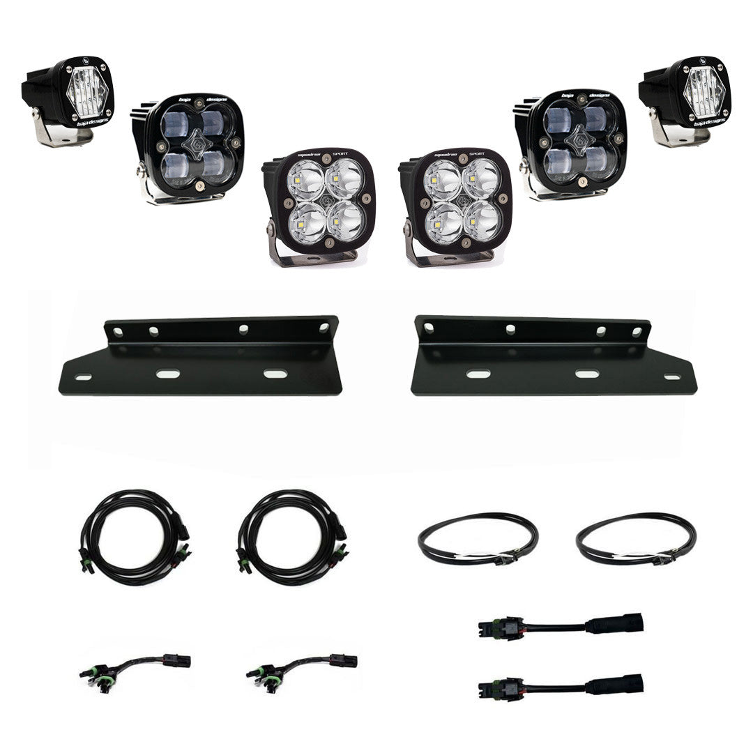 Baja Design Squadron Sae/S1 Fog Pocket Kit - (Multi-Pattern; Clear)