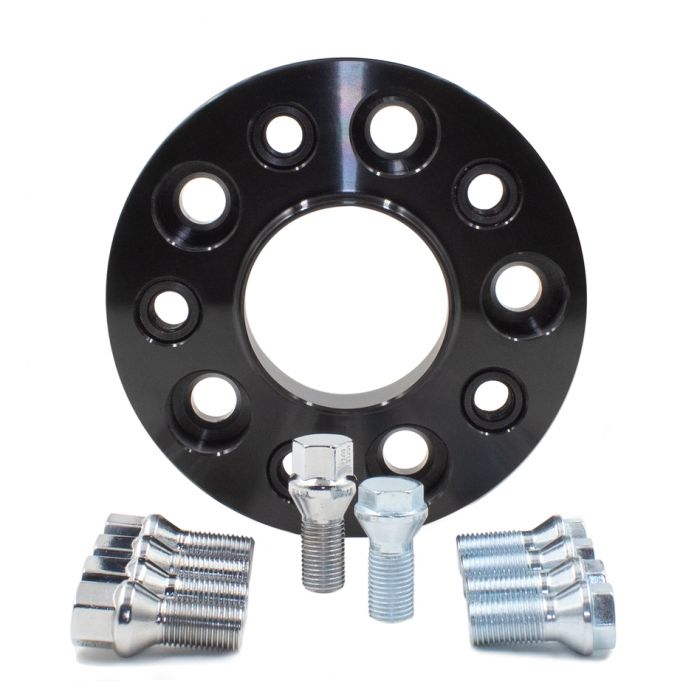 Wheel Accessories Parts 1 Pc Hub Centric Euro Wheel Spacer Adapter 20Mm Thick 57.1Mm Hub Adapts 5X100 Bolt Pattern To 5X112 Bolt Pattern Includes M14X1.5 Chrome Bolts Fits Vw & Audi