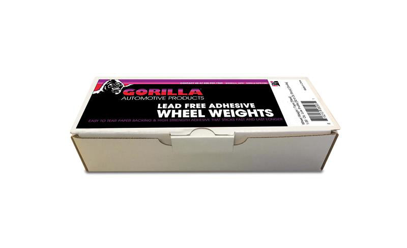 Gorilla Automotive 10012Bg Gor 1 Oz L.P. 32-6 Oz Strips - Black