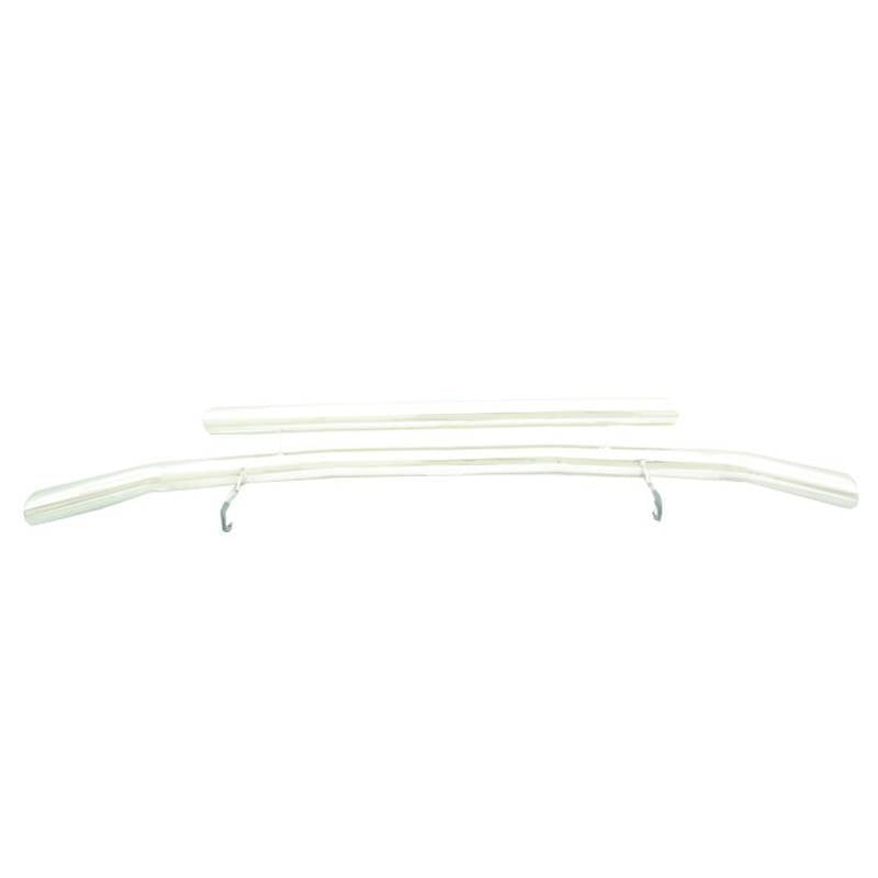 Black Horse Double Layer Front Runner Double Layer Stainless Steel Compatible With 2021-2022 Nissan Rogue-Fd-Ni21S