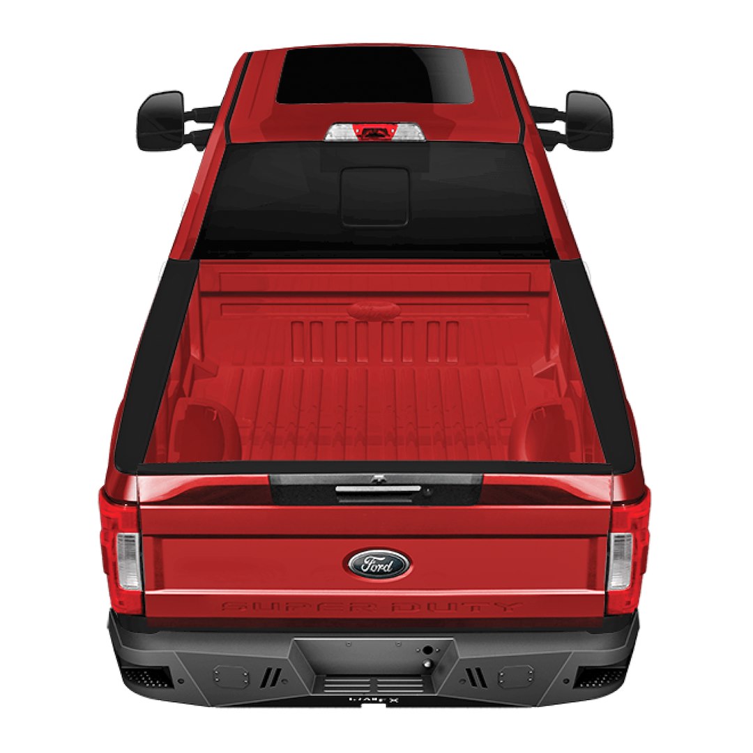 Trailfx Rear Head Bumper for 2017+ Ford Super Duty - Alloy Steel, Model RHDB006TI