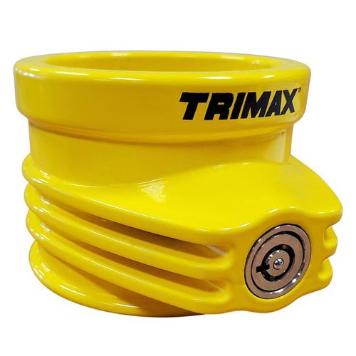 Trimax Tfw60 Ultra Tough Alloy 5Th Wheel King Pin Lock, (New Improved Version), Yellow