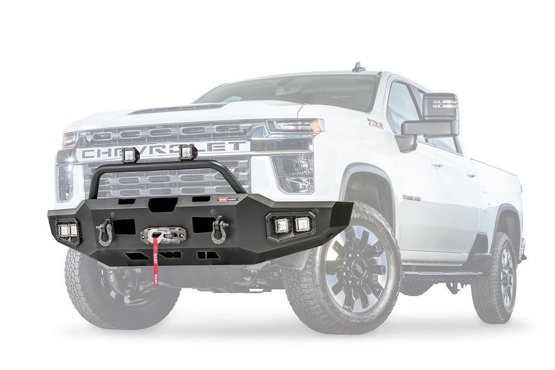 Warn 105969 Ascent Front Bumper, Fits: Chevrolet Silverado Hd 2500/3500 Trucks (2020-2021)