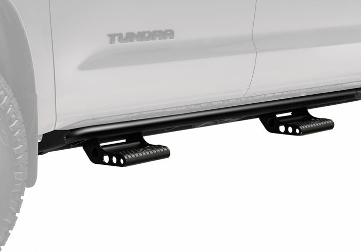 N-Fab Rkr Step System For Toyota Tundra | Cab Length, Tubular Steel, Textured Black | T224Rkrccs4 | Fits 2022-2024 Toyota Tundra Crewmax, All Beds