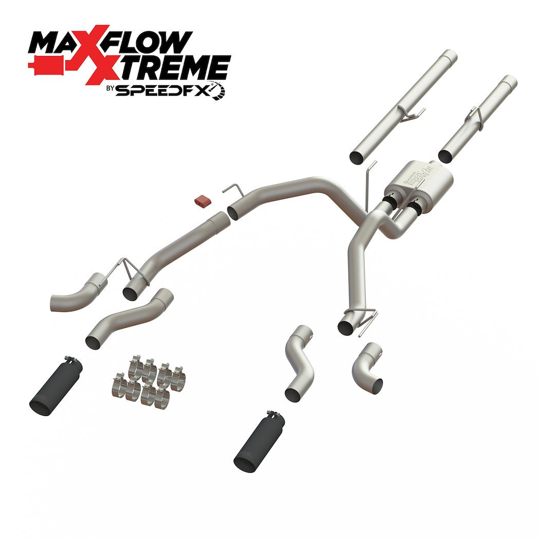 Maxflow Xtreme Cat Back Performance Exhaust System Ram 1500 2009-2018, Ram 1500 Classic 2019-2021