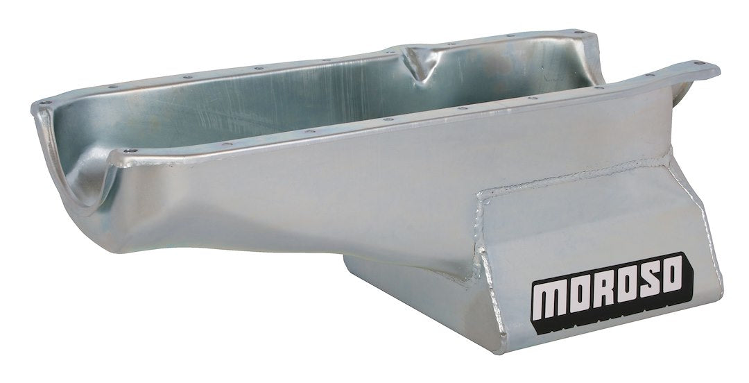 Moroso 20205 8.25 Oil Pan For Chevy Small-Block Engines With Passenger-Side Dipstick