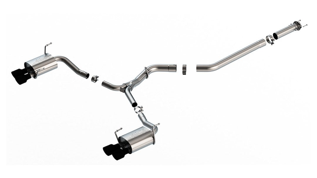 Borla - 2022 Subaru Wrx 2.4L Turbo At/Mt Awd S-Type Catback Exhaust Cb Tips (140907Cb)