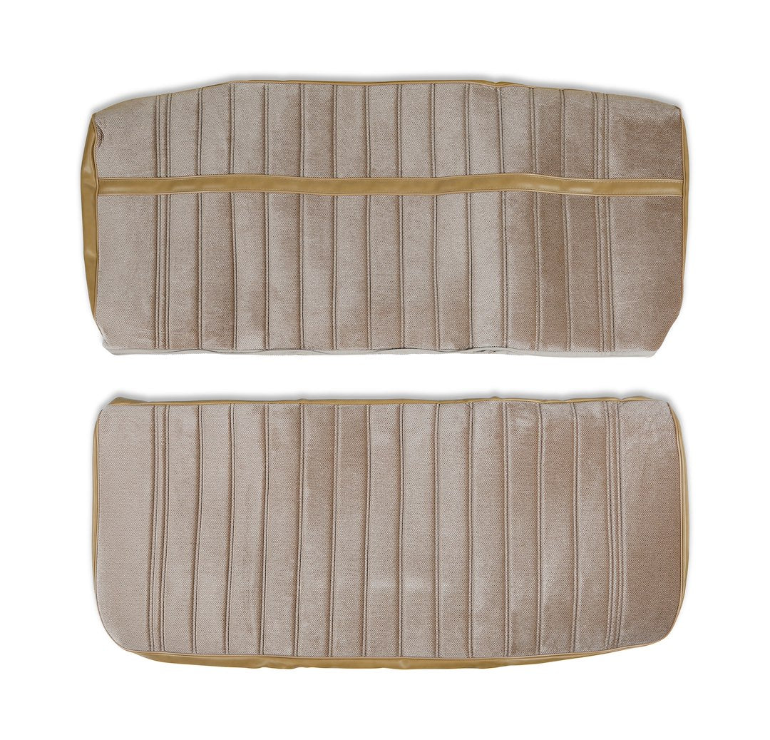 Holley 05-293: 1973-1980 C/K Seat Upholstery Kit, Vinyl/Cloth, Tan