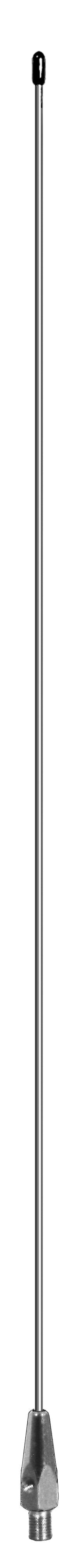 102 inch STEEL WHIP 3/8X24 THREAD CRIMP STYLE