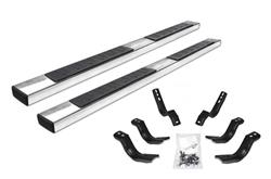 Go Rhino 62442987PS 6 in. OE Xtreme II Complete Nerf Step Bars for 2005-2015 Toyota Tacoma  Polished