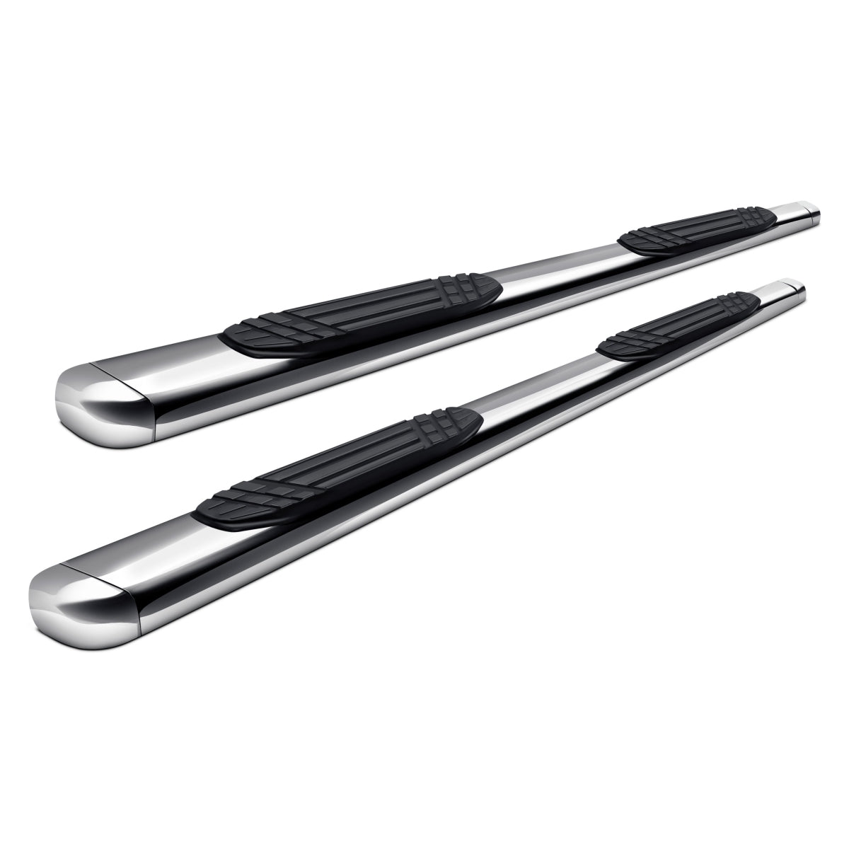 Go Rhino 104415580P 4 x 80 in. OE Xtreme Oval Side Steps for Ford Super Duty Cabs for 2017-2020 Ford F-250 & F-350, Polished