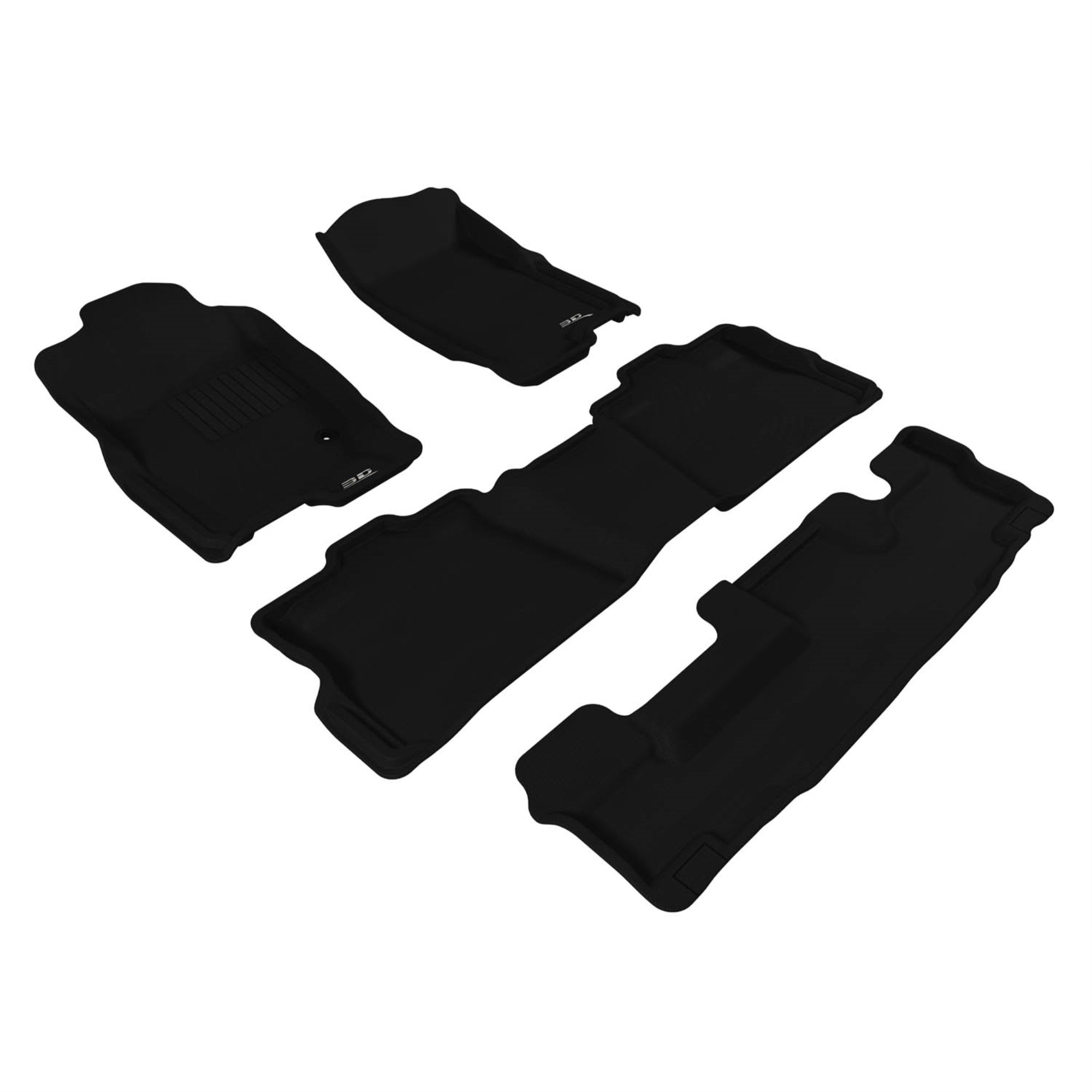3D MAXpider FORD EXPLORER WITH BENCH 2ND ROW 20062010 KAGU BLACK R1 R2 R3