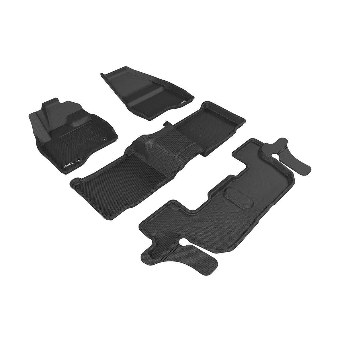 3D Maxpider Ford Explorer With Bench 2Nd Row 2015-2016 Kagu Black R1 R2 R3