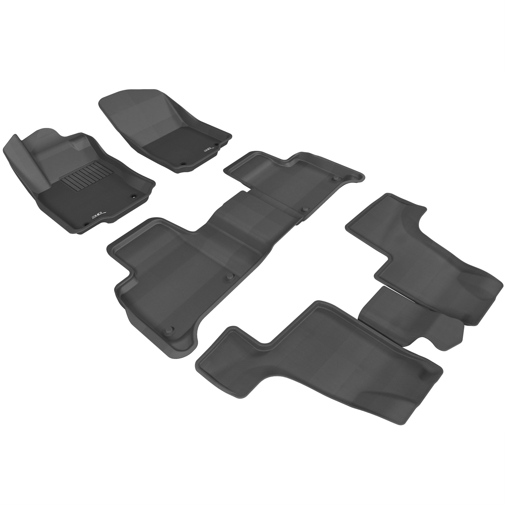 3D MAXpider MERCEDES-BENZ GLS SUV (X166) 2017-2019 / GL-CLASS (X166) 2013-2016 KAGU BLACK R1 R2 R3