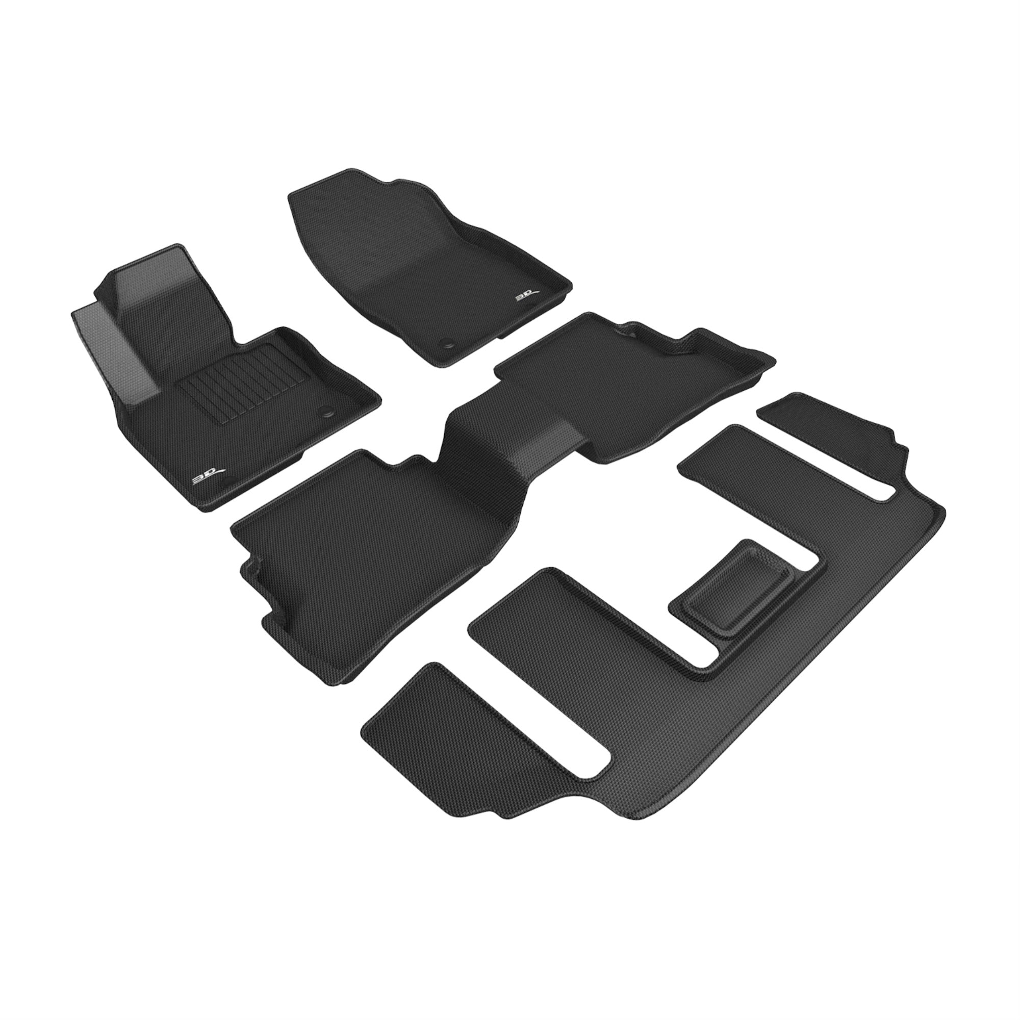 3D MAXpider MAZDA CX9 6SEAT WITH R2 CONSOLE 20202022 KAGU BLACK R1 R2 R3