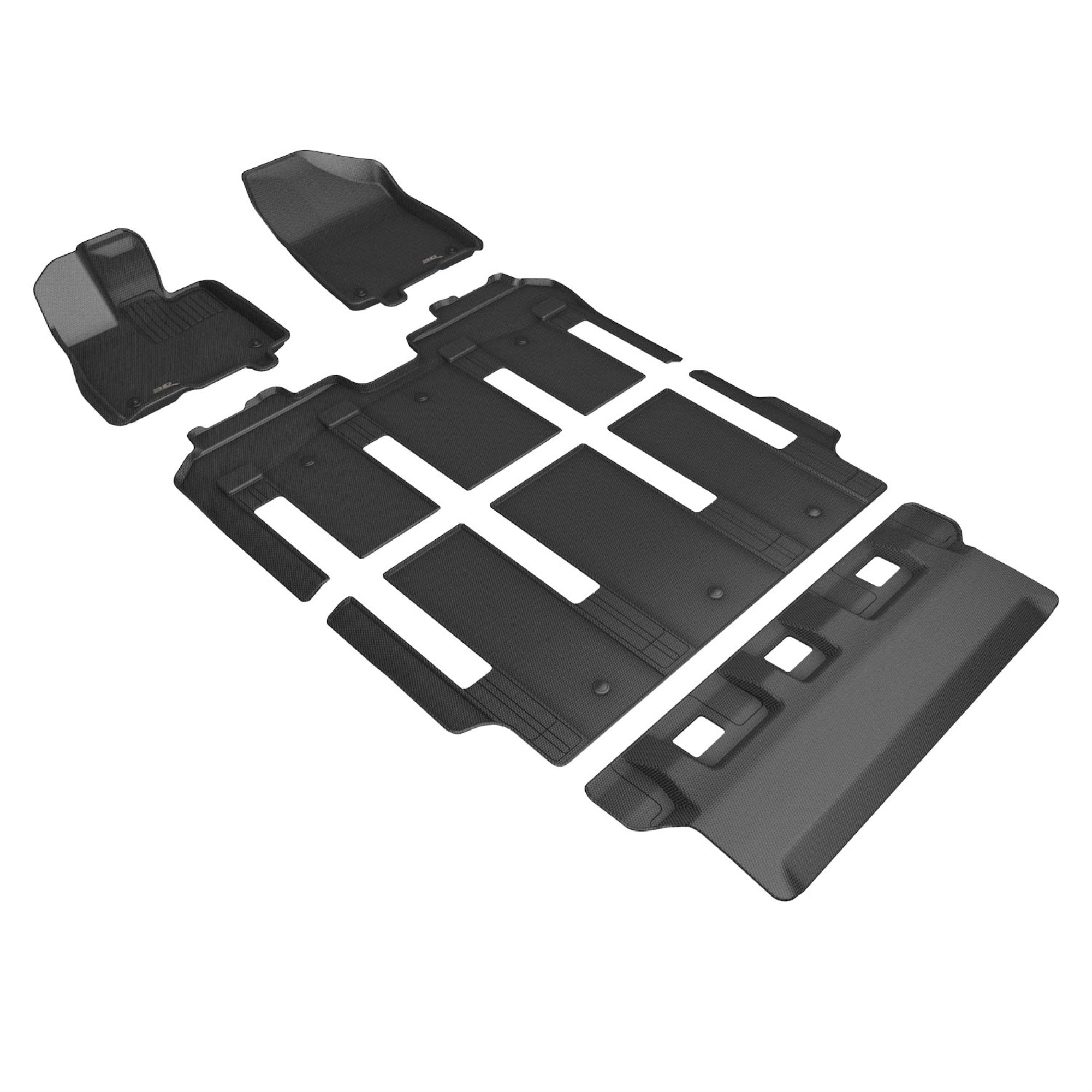 3D MAXpider TOYOTA SIENNA 7SEAT 20212022 KAGU BLACK R1 R2 R3