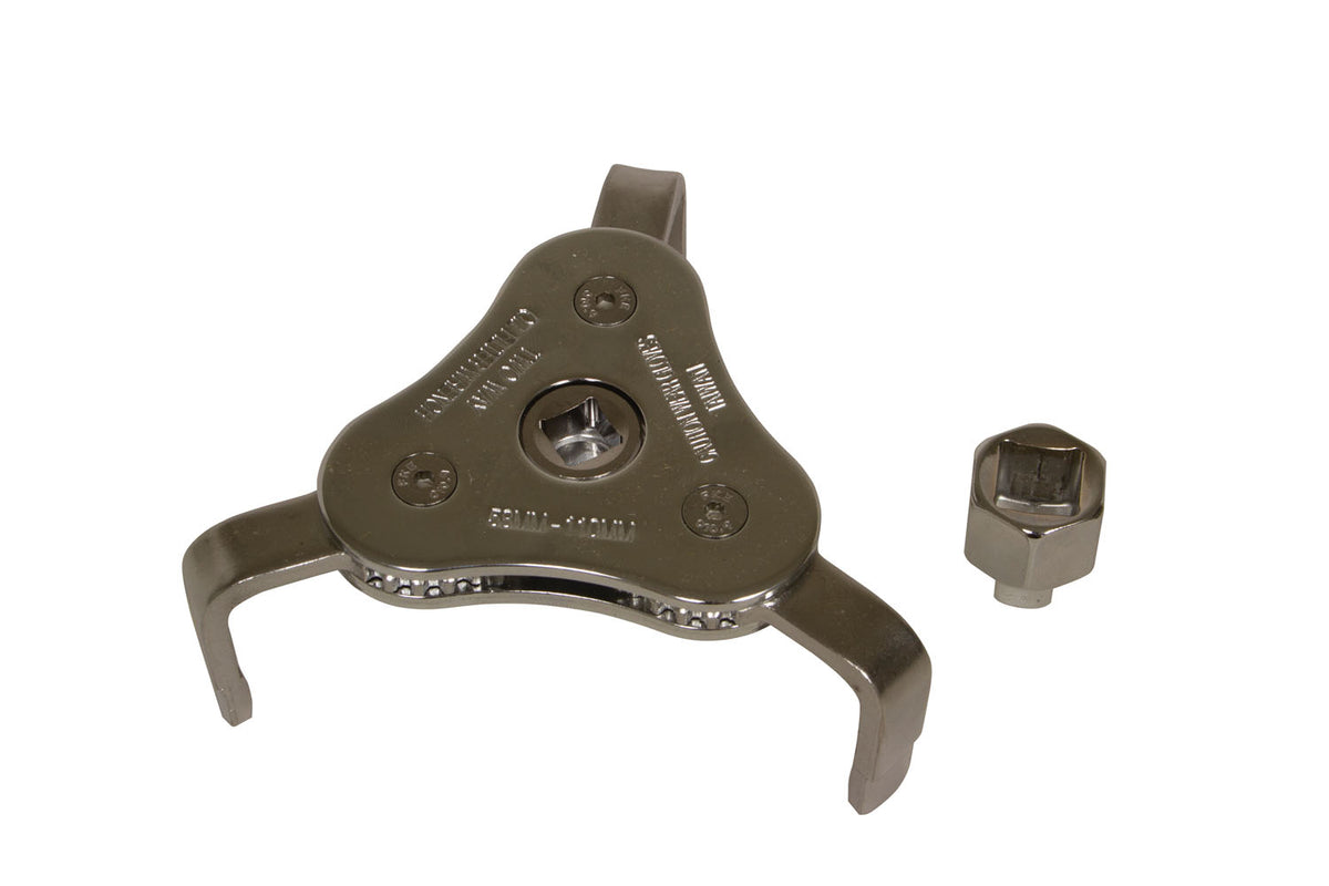 58-110Mm 3 Jaw Filter Wrench With Adapter