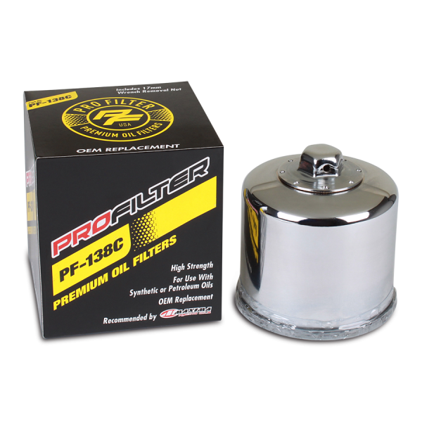 PREMIUM OIL FILTERS - PF-138C PACK of 2 FILTERS