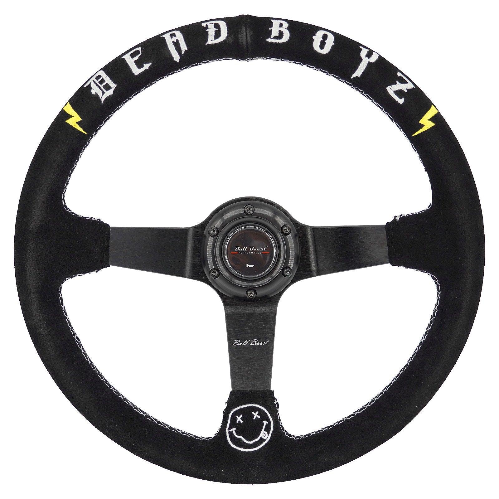 Deadboyz 350mm Steering Wheel + Short Hub Adapter Kit For Mazda Miata RX-7 RX-8 MX-3 MX-6