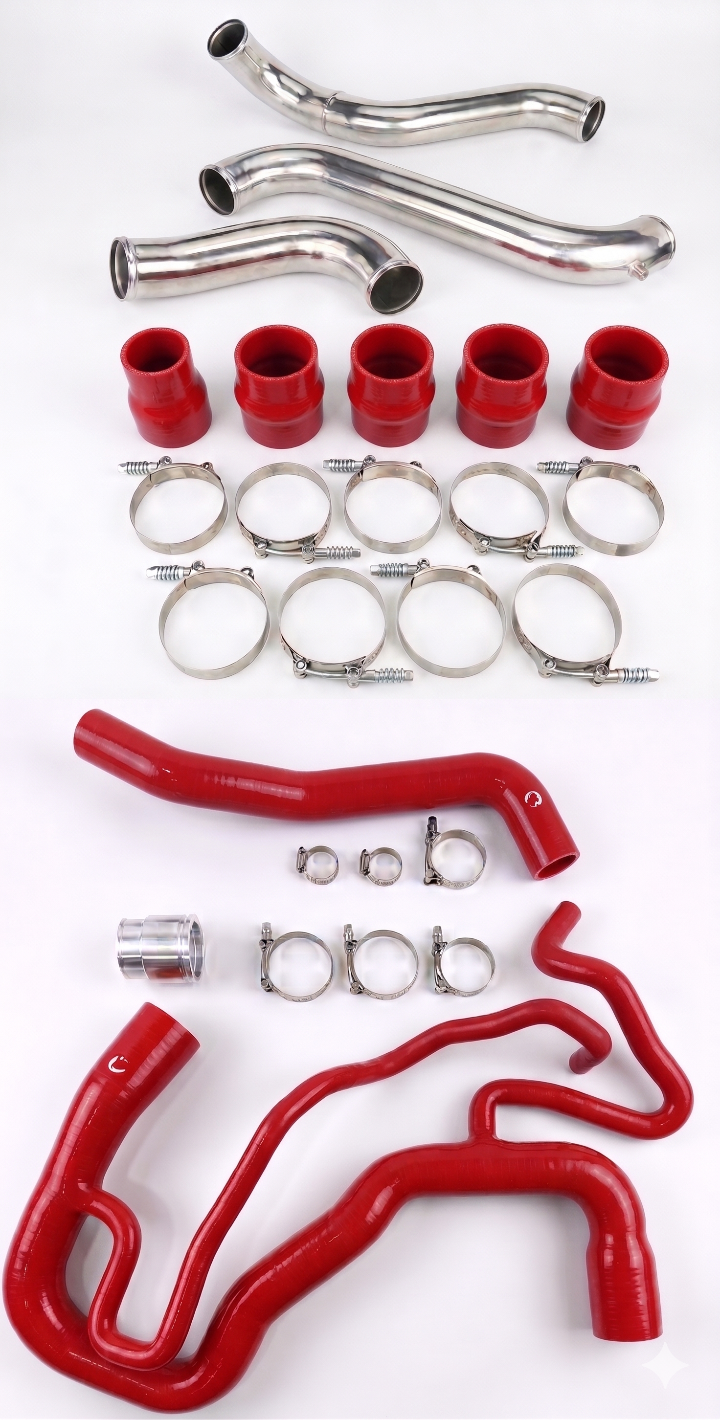 Heavy Duty Silicone Intercooler & Coolant Hose Kit 2011-2016 Chevy Silverado & GMC Sierra 6.6L Duramax