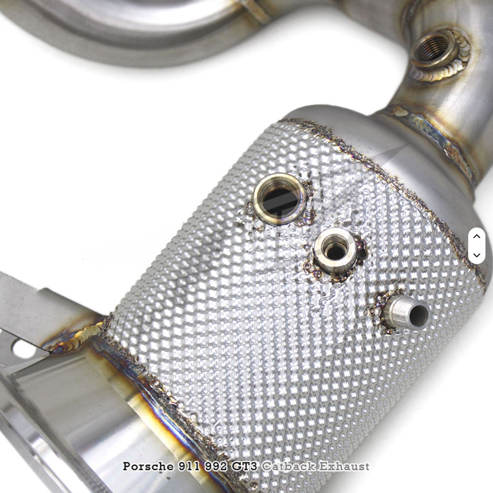 Catted Exhaust Manifold Downpipe for Porsche 992 992.1 992.2 GT3 RS GT3RS 4.0