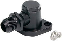 Allstar Performance ALL30372 Billet Aluminum -16 AN Water Neck  Black Anodized