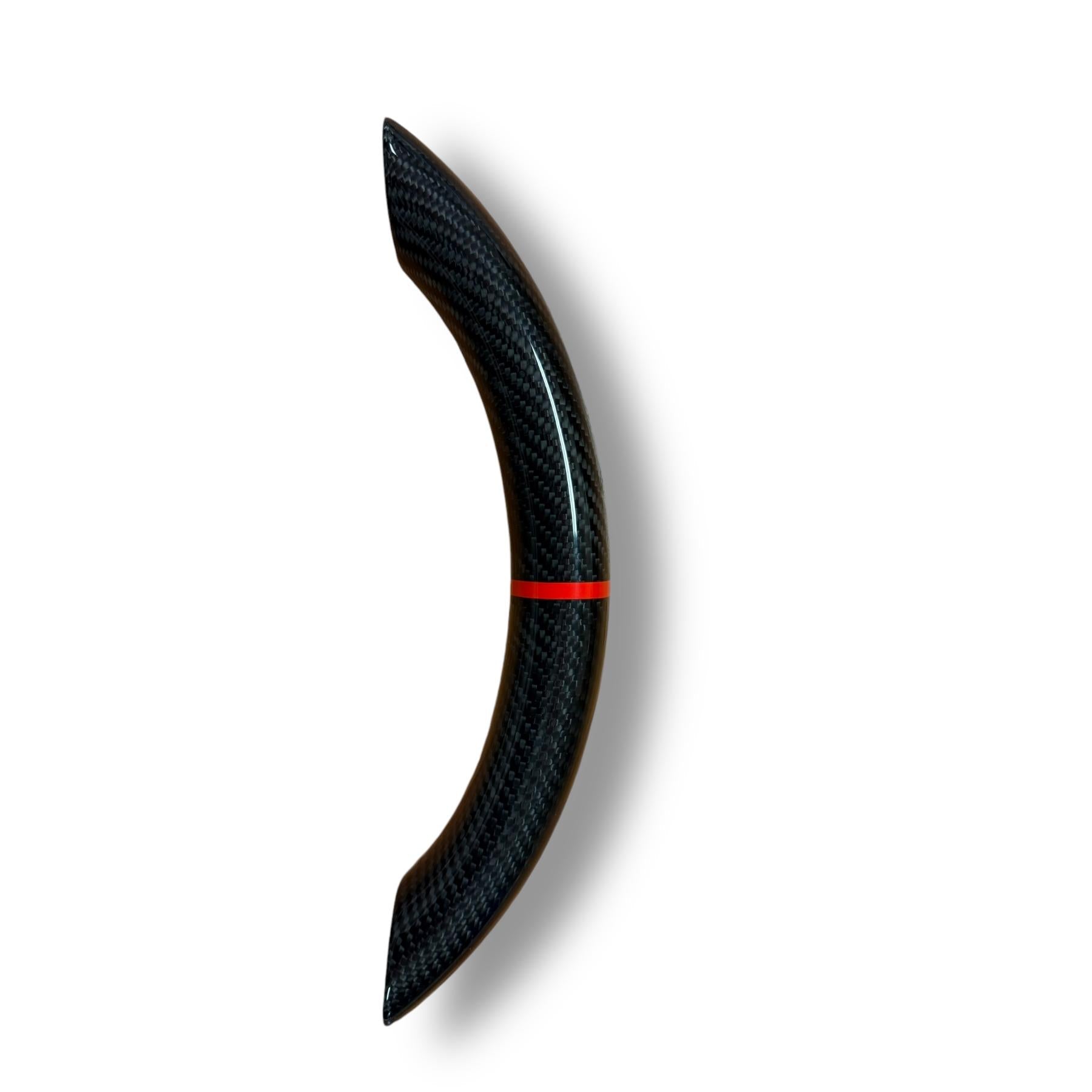 Tesla Model 3 & Y Carbon Fiber Steering Wheel Top Cap | Palenon Performance
