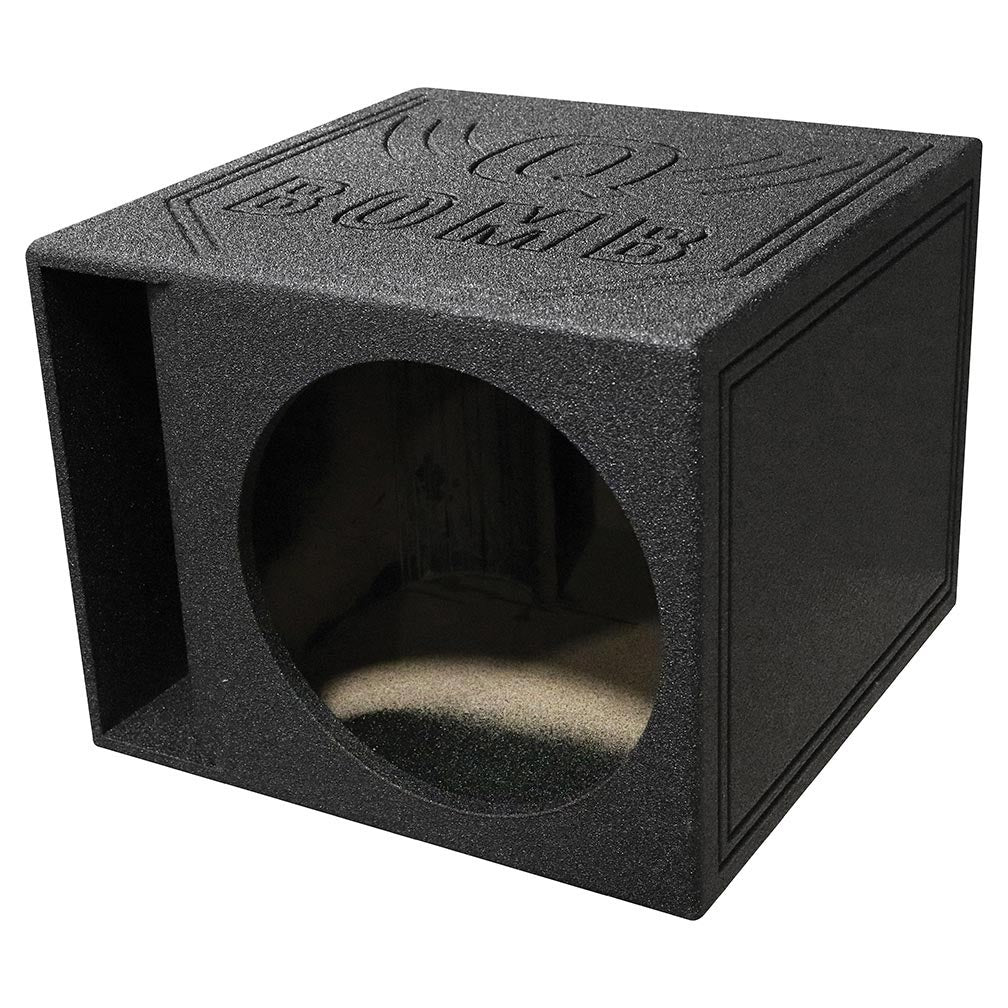 Qpower Single 15 Enclosure Horn Ported QBOMB with Spray Liner