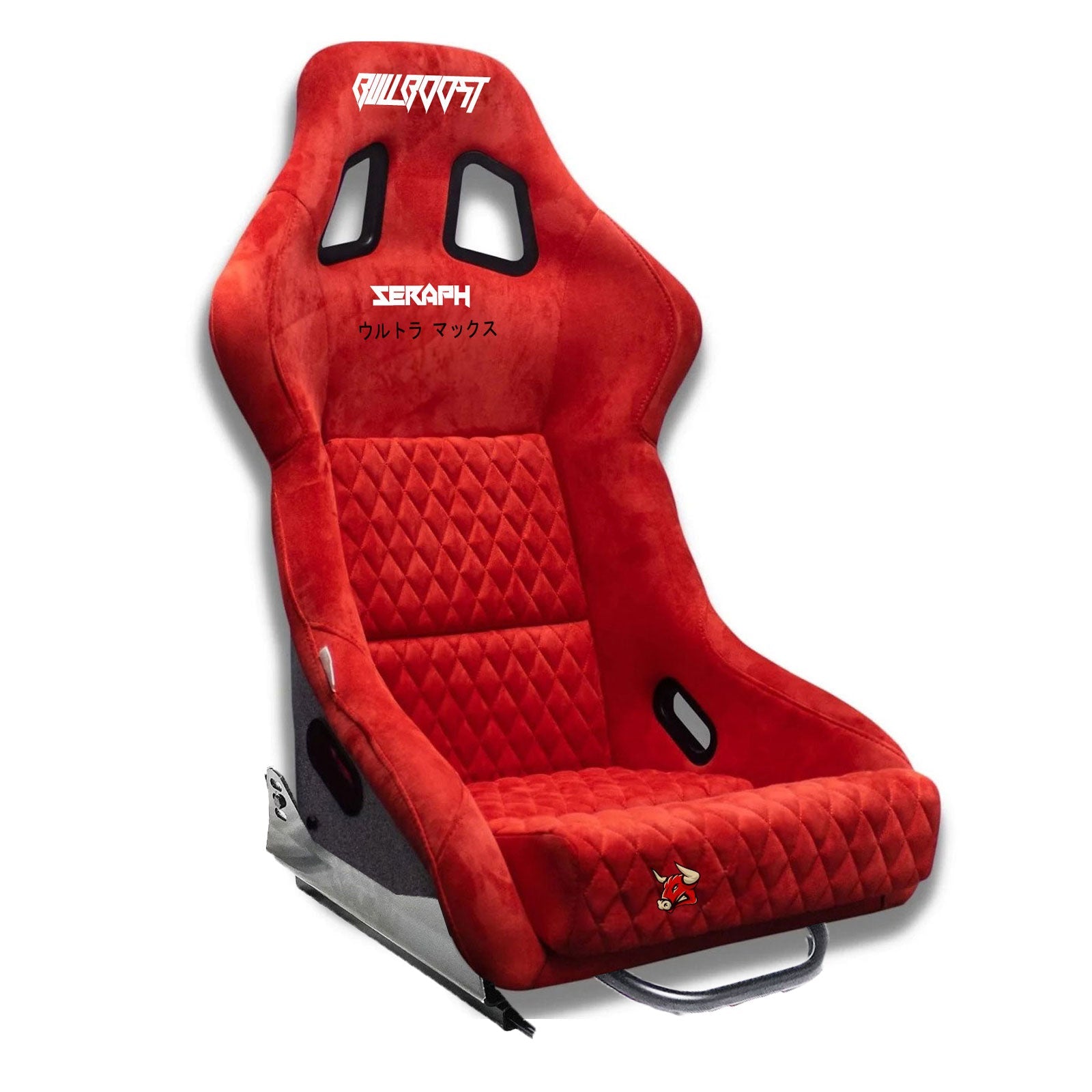 Bull Boost Adjustable Racing Lowered Ultra Max Bucket Seat w/ Seat Rails