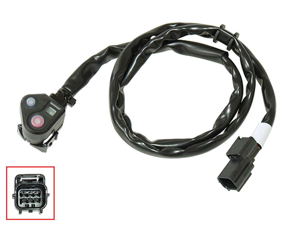 Outlaw Racing Or5499 Motorcycle Dirtbike Engine Kill And Mode Switch Compatible With Honda Crf450Rx 2018 Replaces Oem 35135-Mke-A61