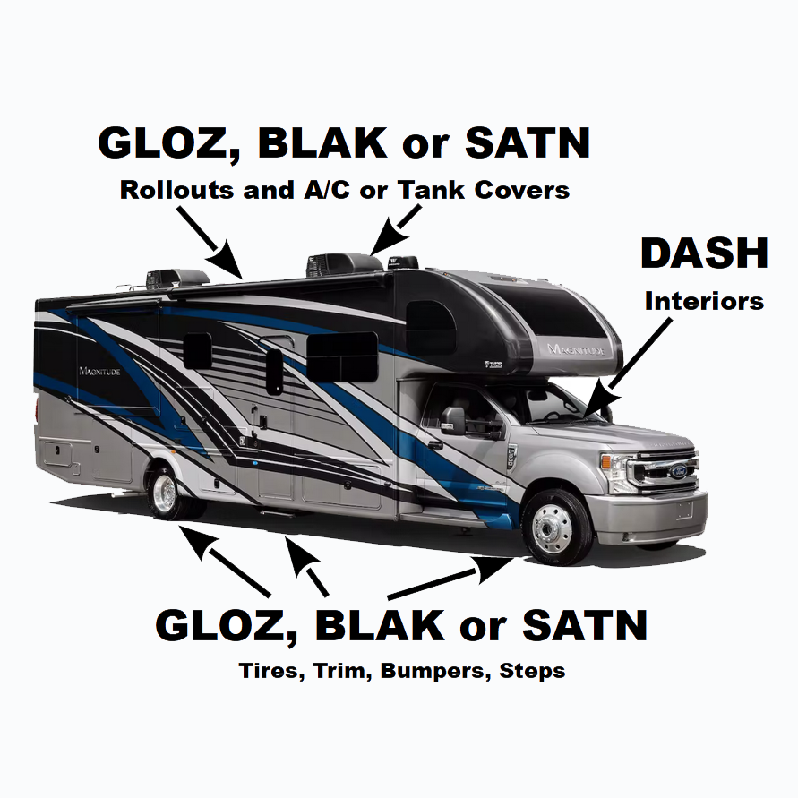 SATN Full Kit, Semi-Permanent Protectant | Ceramic Hybrid OEM Restoration, Dry Rot Prevention, Car, RV, Aircraft, Motorcycle, ATV & Golf Cart DRY-SEAL SAFE!