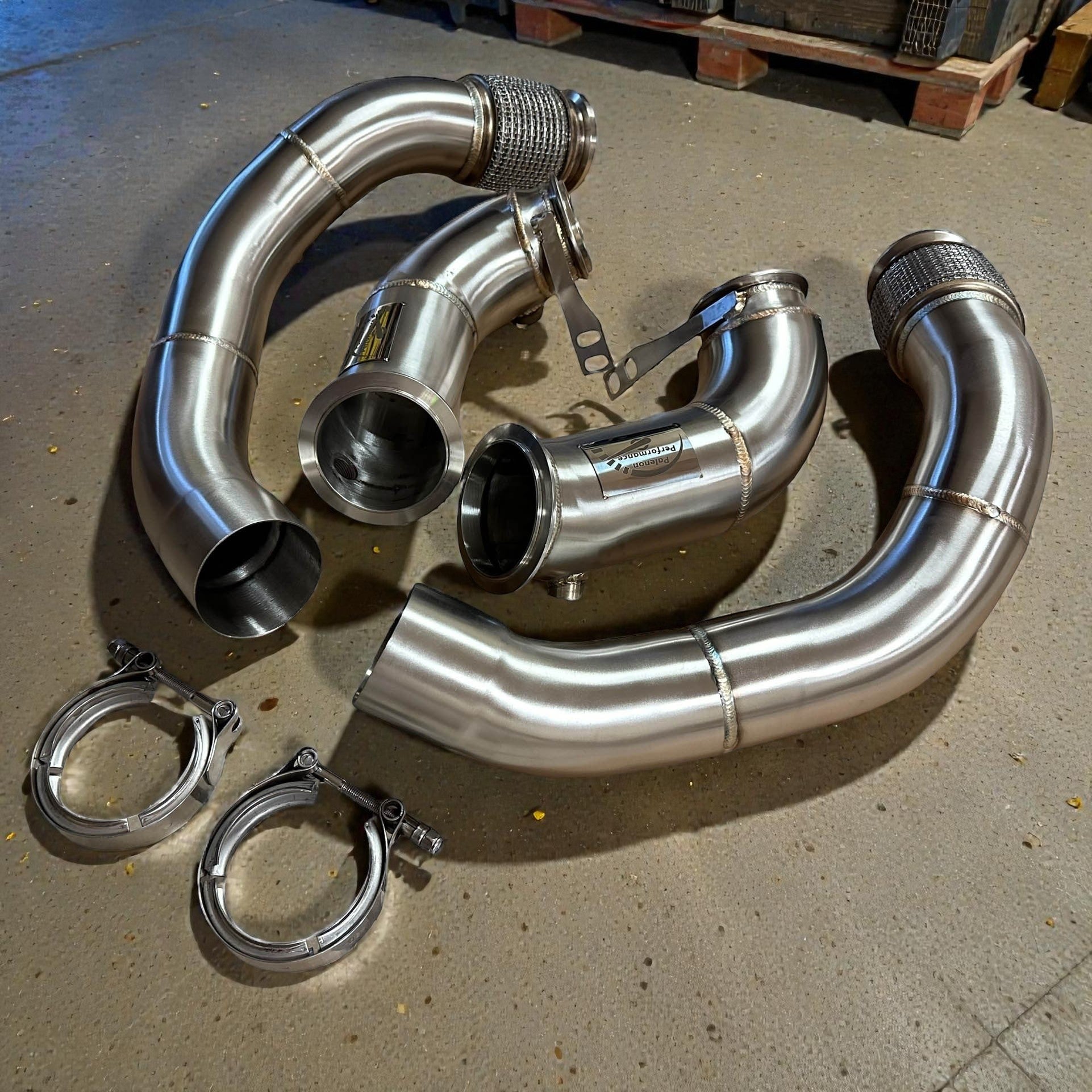Racing Downpipes For BMW F90 M5 & F91, F92, F93 BMW M8 (S63 Engine) | Palenon Performance