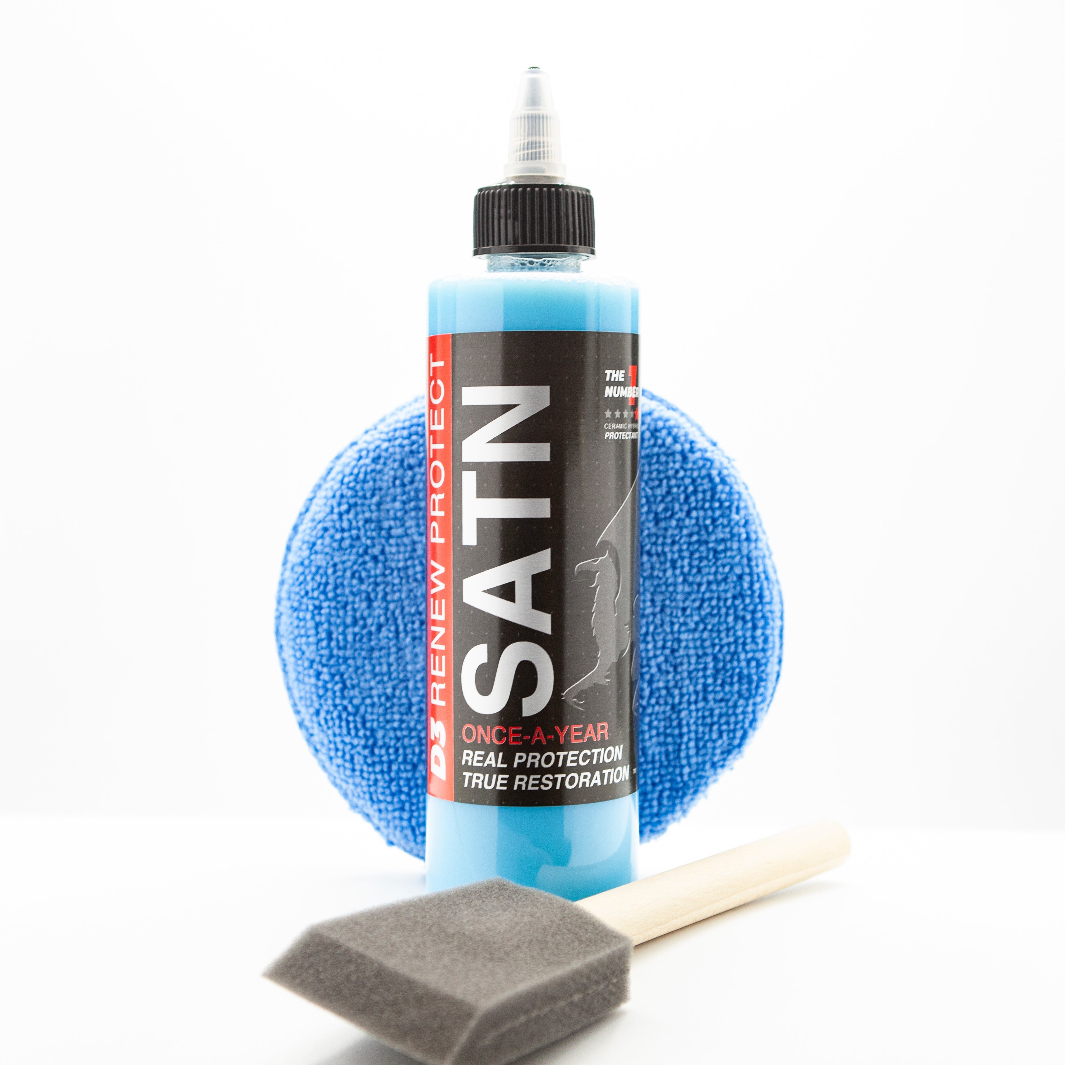 SATN Full Kit, Semi-Permanent Protectant | Ceramic Hybrid OEM Restoration, Dry Rot Prevention, Car, RV, Aircraft, Motorcycle, ATV & Golf Cart DRY-SEAL SAFE!