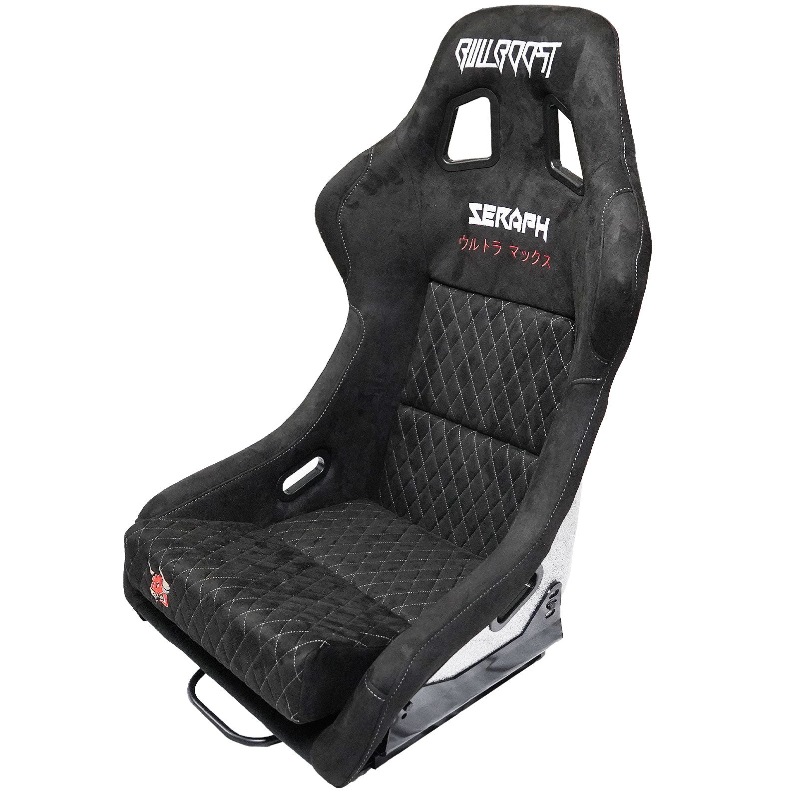 Bull Boost Adjustable Racing Lowered Ultra Max Bucket Seat w/ Seat Rails
