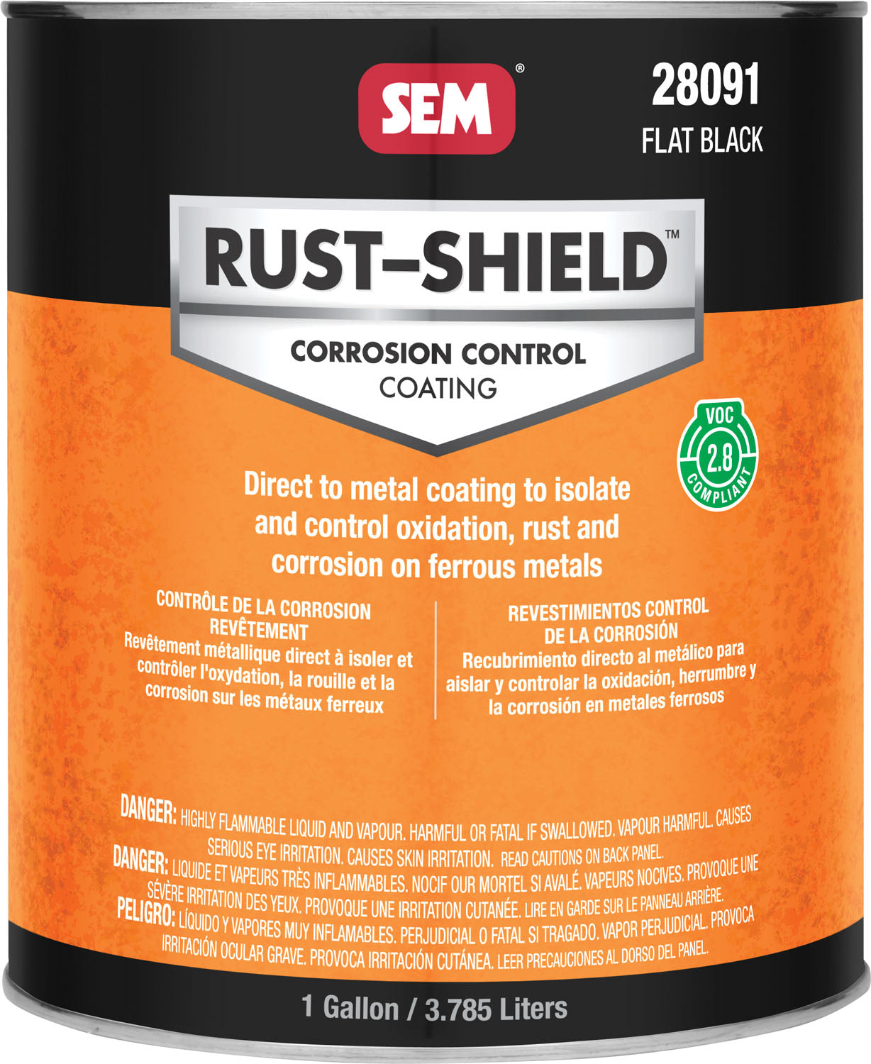 Rust-Shield -2.8 Flat Black
