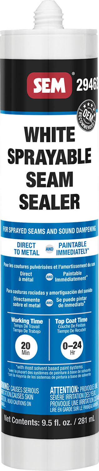 Sprayable 1K Seam Sealer - White