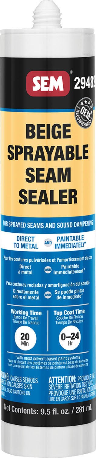 Sprayable 1K Seam Sealer - Beige