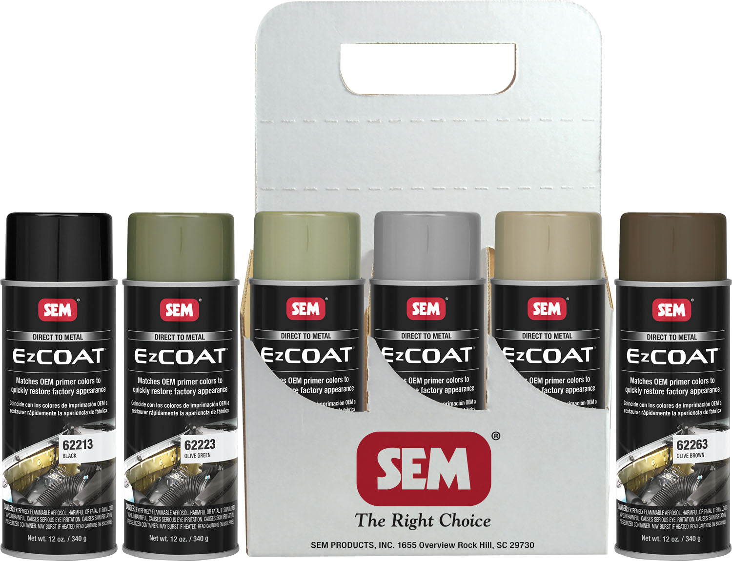 Ez Coat  Six Pack Assortment