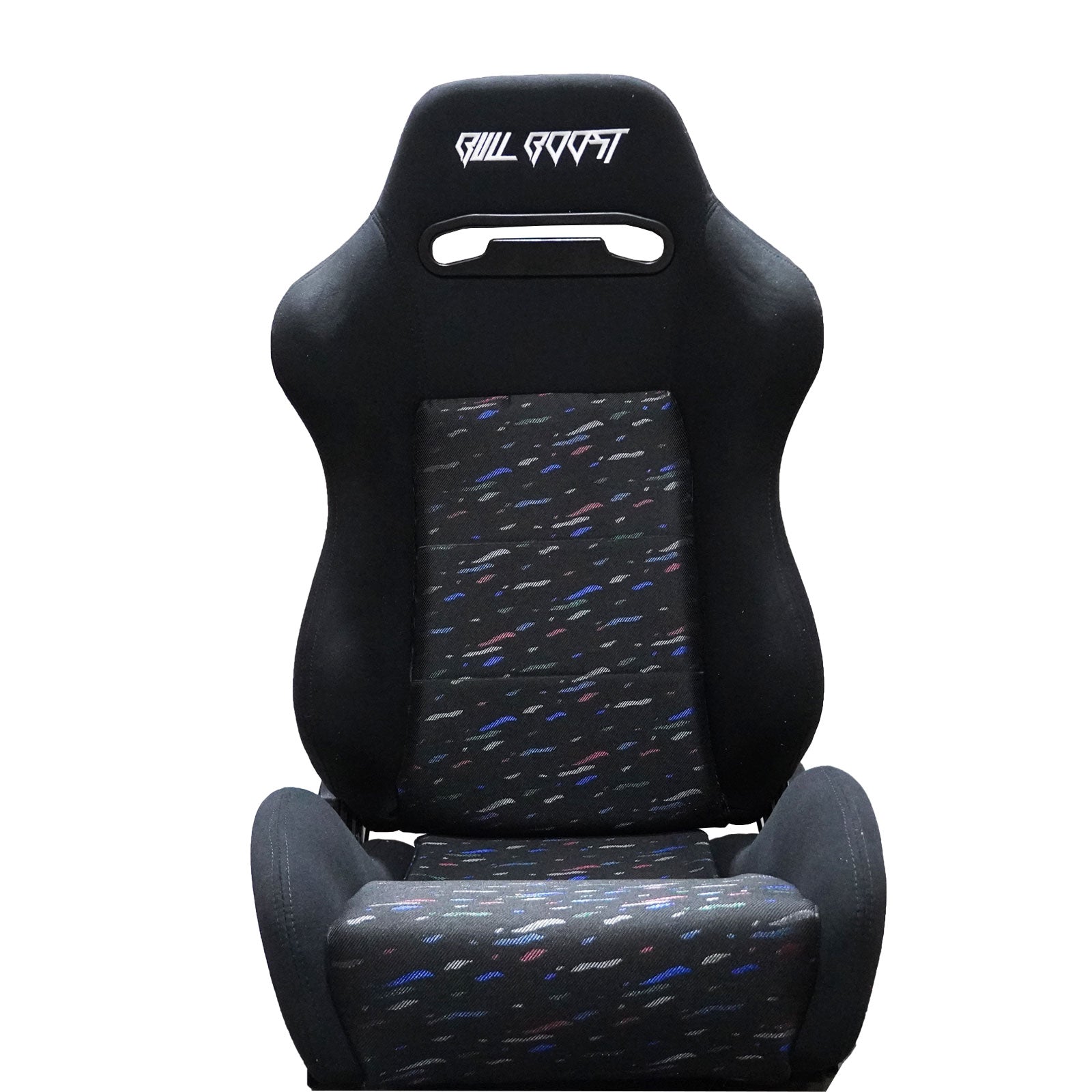 Bull Boost Adjustable Racing Lowered Ultra Max Bucket Seat w/ Seat Rails