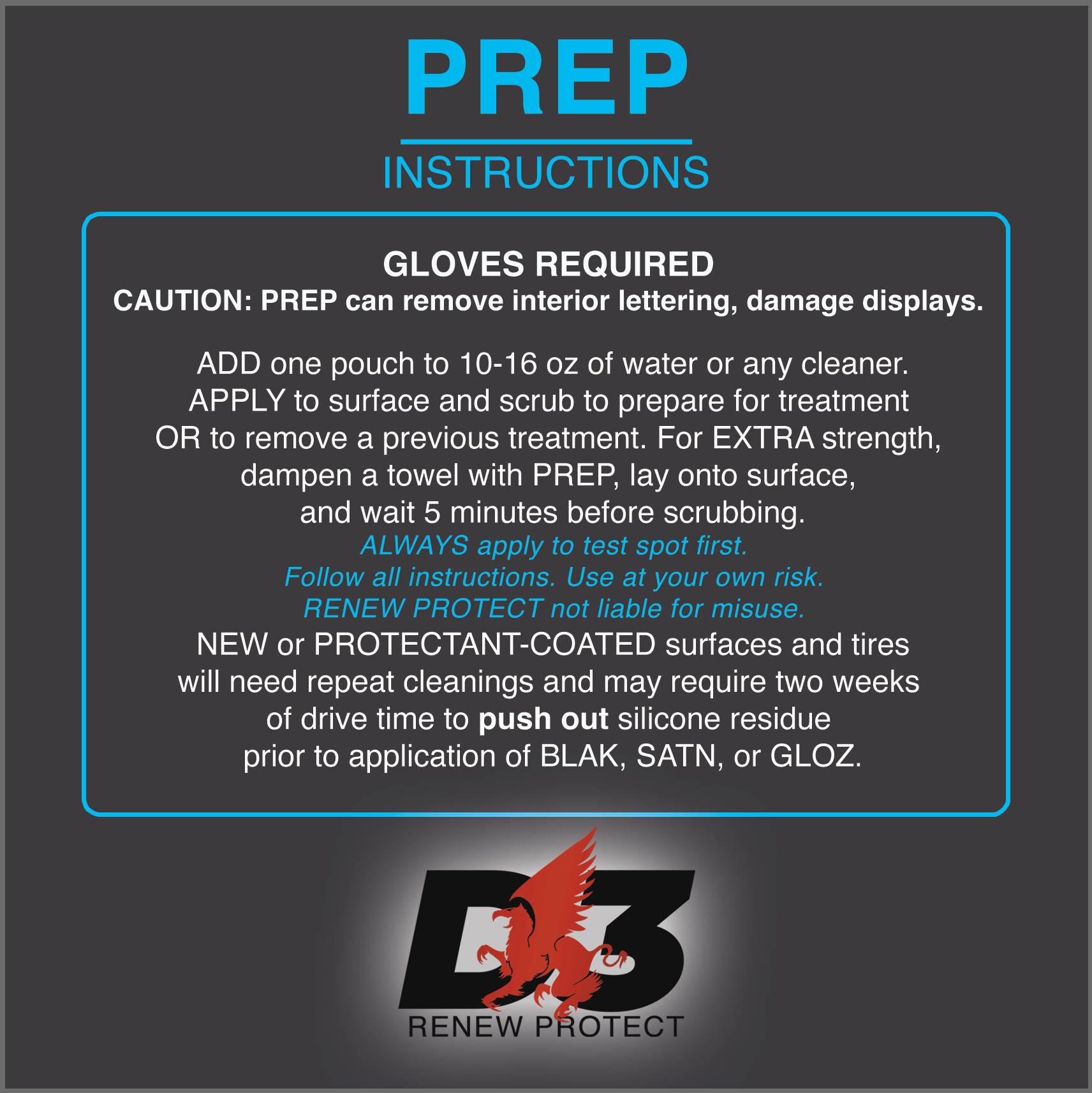 5-Pack PREP CONCENTRATE POUCHES, Makes up to 80 Ounces