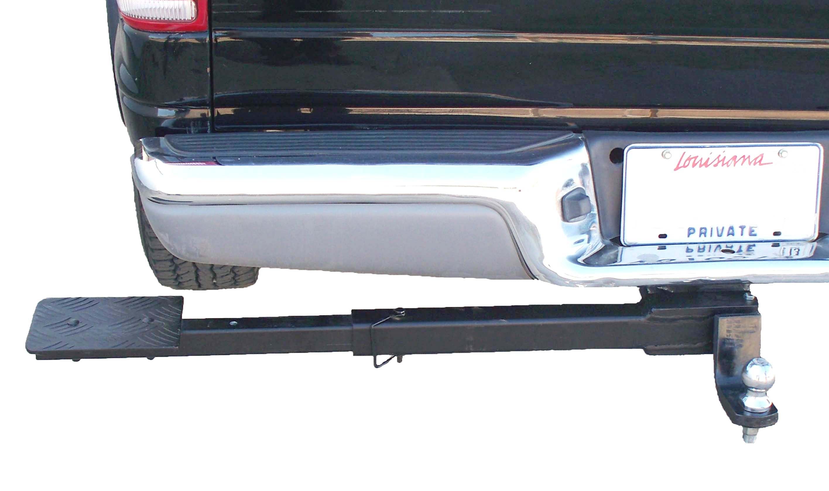 Side-Step Truck Step - Adjustable - 34''- 44'' X 6'' X 3'' (300 Lb Weight Cap)