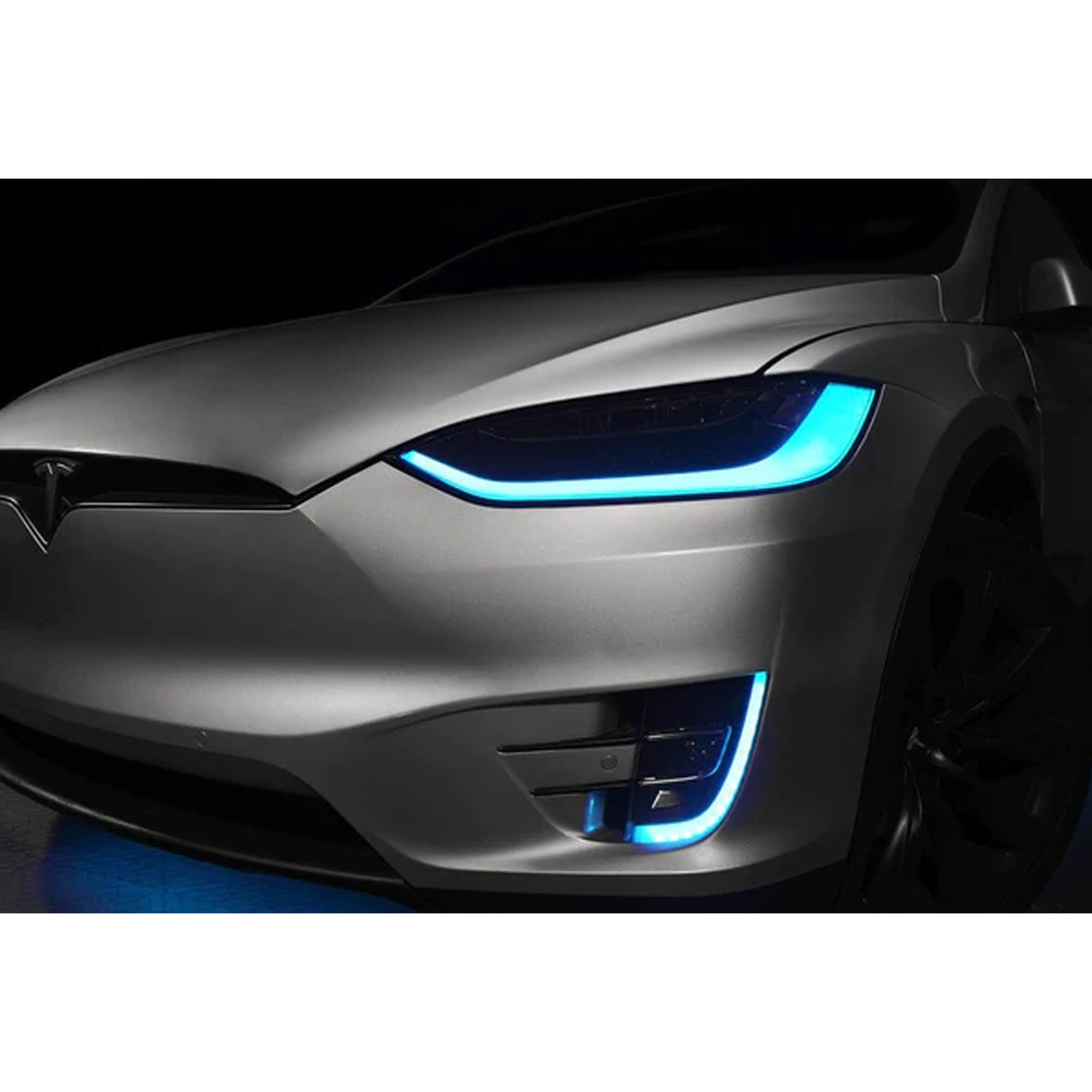Tesla Model X Multicolor Flow DRL Boards (2016-2021)