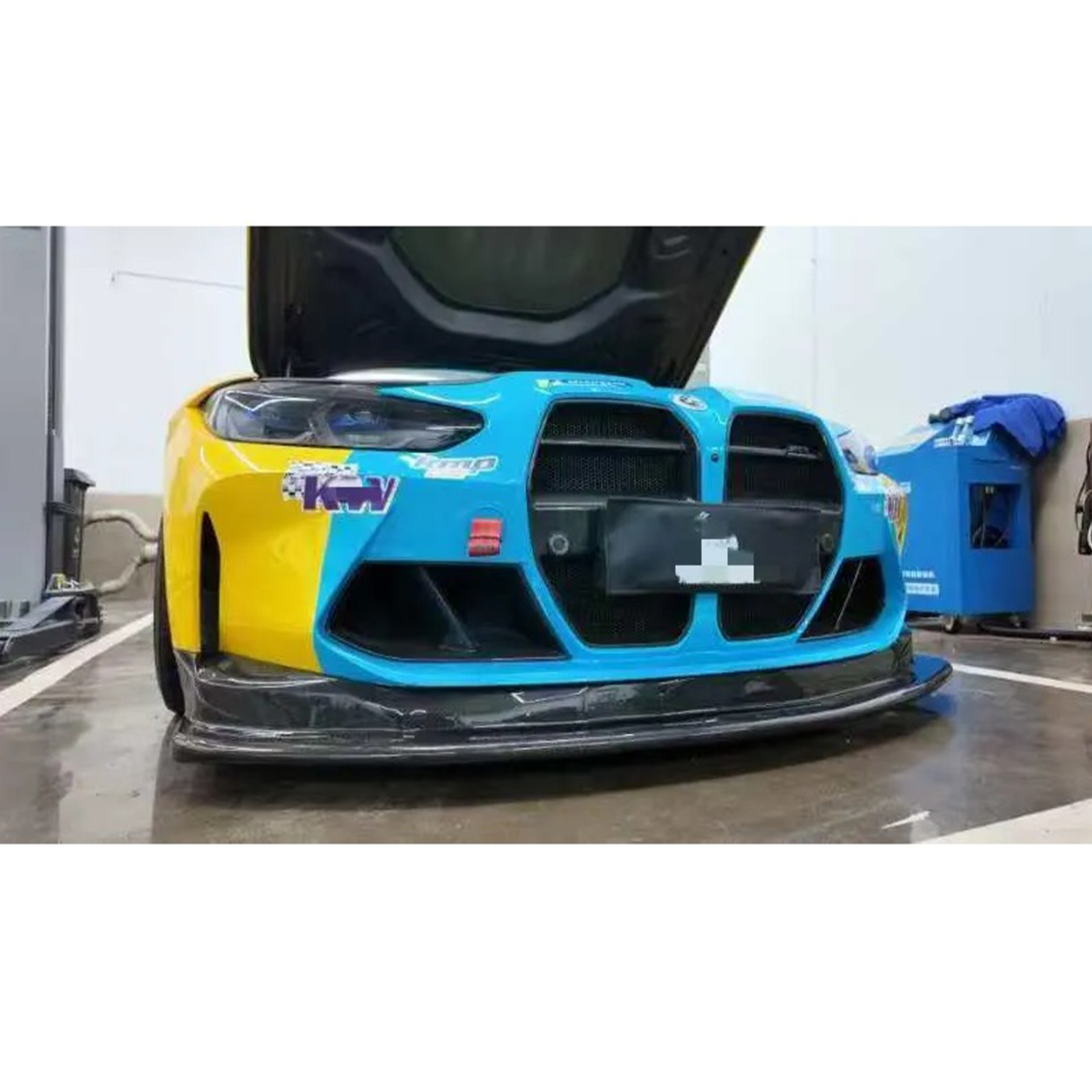 GT4 Carbon Fiber Front Lip for BMW G80 G81 M3 G82 G83 M4