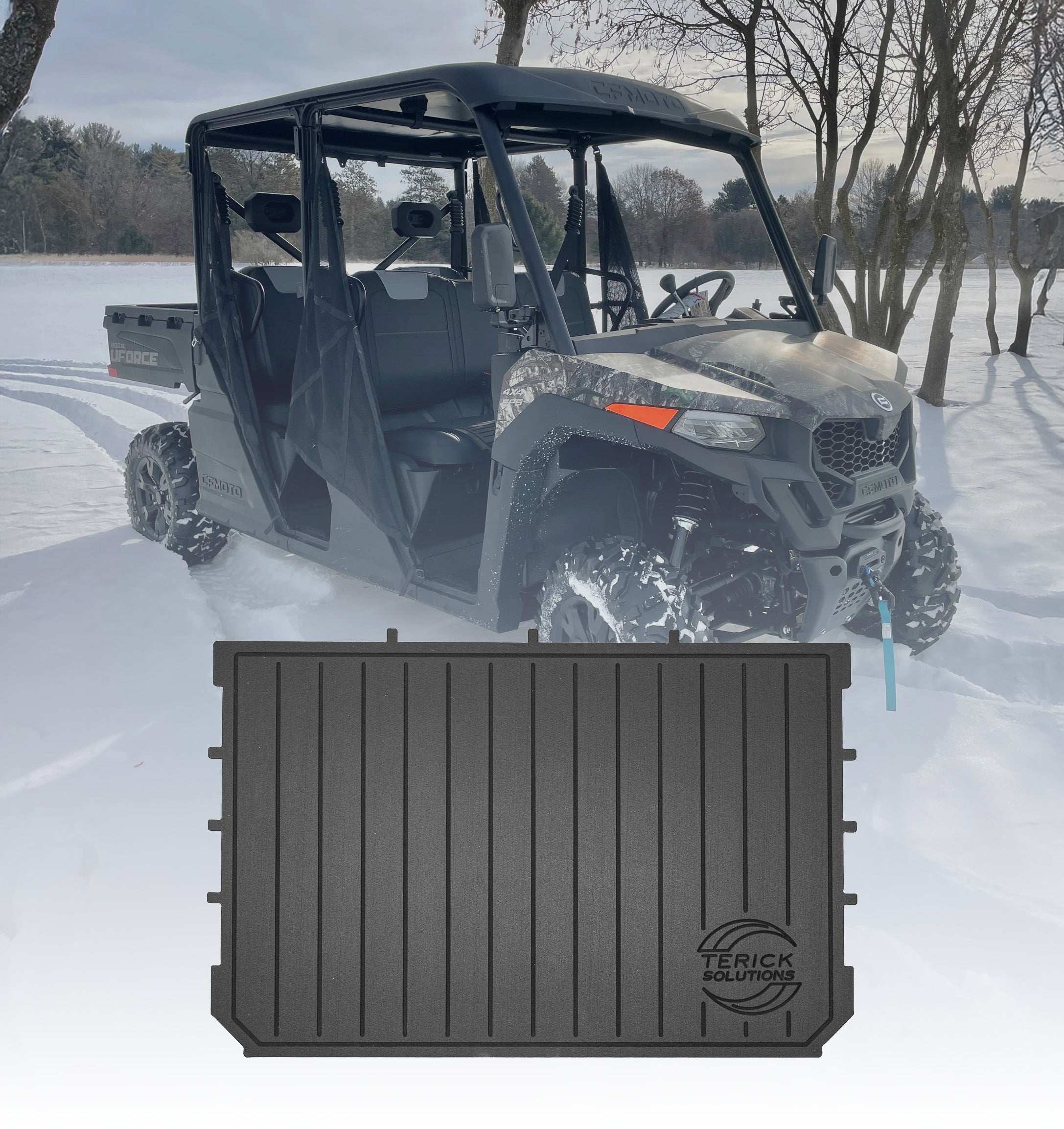 CFMOTO UFORCE 800XL Rubber Floor Mats