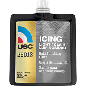 Icing Lite Gold Finishing Glaze, 12 Oz. Pouch